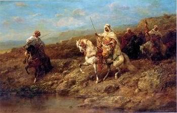  Arab or Arabic people and life. Orientalism oil paintings 191